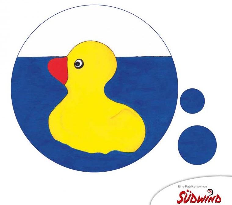 "Little rubber duck, where do you swim?" 