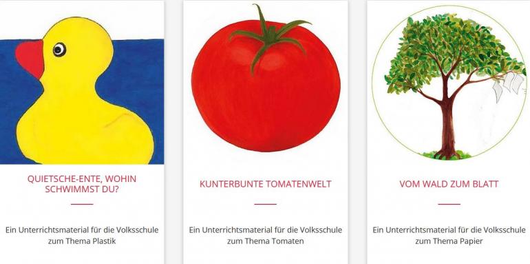 Tomaten | Plastik | Papier: Neue Unterrichtsmaterialien für Volksschulen entwickelt Tomaten | Plastik | Papier: Neue Unterrichtsmaterialien für Volksschulen entwickelt